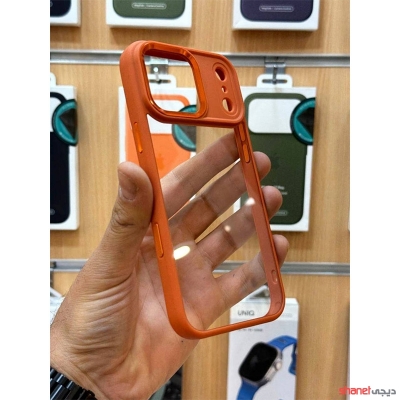 قاب شفاف رنگی پوشش کامل آیفون 17پرو iPhone 17 Pro Q Series